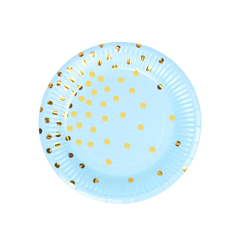 1 комплект одноразовая посуда бумажная салфетка под тарелку кружку соломинка для душа ребенка дети с днем рождения Рождество Свадебные украшения принадлежности - Цвет: plate 10pcs