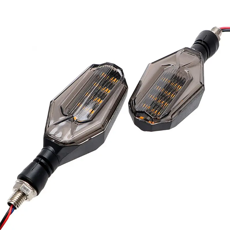 Универсальный мотоцикл 12 светодиодный сигнальный сигнал поворота мигалка