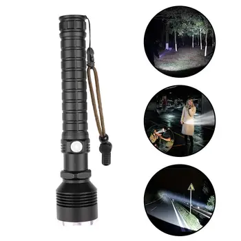 

80000lm XHP70 Led Flashlight Rechargeable Powerful Torch Zoom 18650 26650