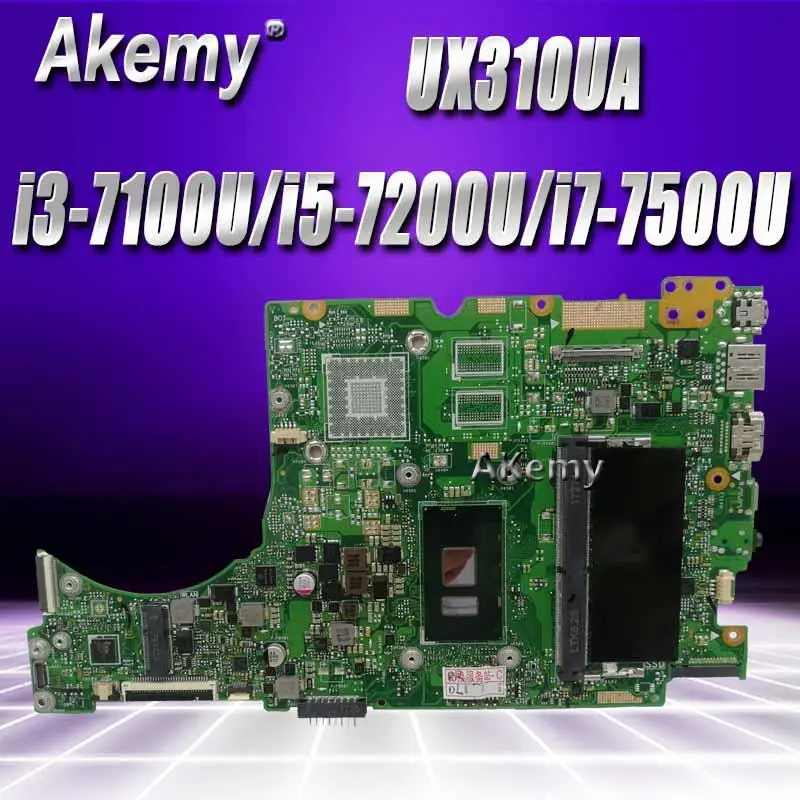 UX310UA материнская плата i3-7100U/i5-7200U/i7-7500U для ZenBook ASUS UX310U UX310UA UX310UV UX301UQ Материнская плата ноутбука(обмен