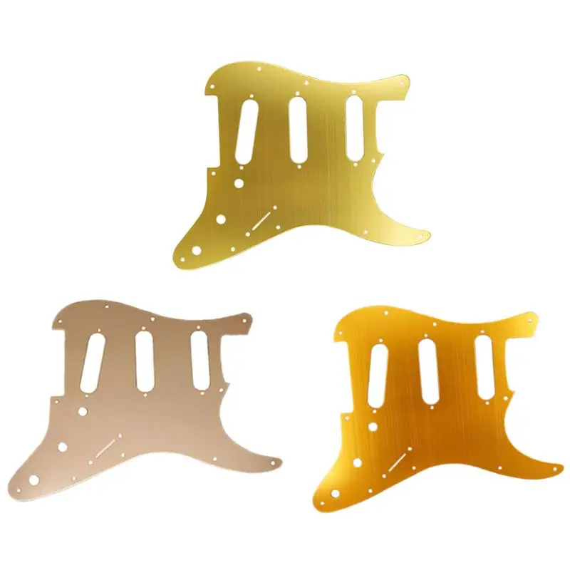 

1 pc SSS Guitar Pickguard Metal Finish Surface For ST Electric Guitar Parts