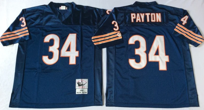 Stitiched, Chicago, Jim McMahon, William Perry, Walter Payton, Dick Butkus, Gale Sayers, Mike Singletary, Throwback for men Jersey - Цвет: Слоновая кость