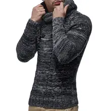 ^#Cheap Hooded Sweaters Men Long Sleeve Slim Fit Knitted Sweater Pullover 2019 Autumn Winter Plus Size Knitwear Pull Homme Jumper xxxl ^#Cheap Hooded Sweaters Men Long Sleeve Slim Fit Knitted Sweater Pullover 2019 Autumn Winter Plus Size Knitwear Pull Homme Jumper xxxl