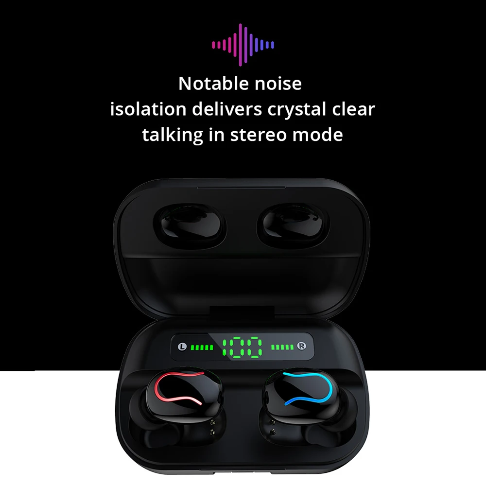 Q82 Bluetooth 5,0 наушники TWS Touch True беспроводные наушники-вкладыши с микрофоном чехол для зарядки