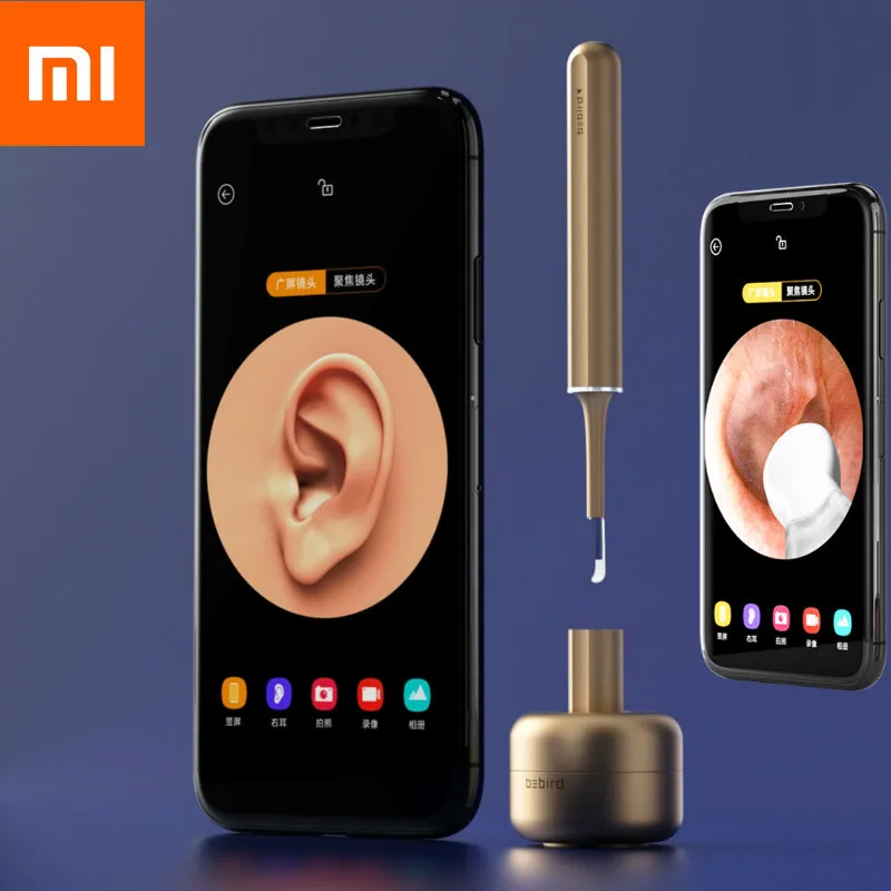 

Xiaomi Smart Visible Ear Cleaner Camera Set Light Earpick Pickers Care USB Earwax Clearing Endoscope Remover Curette Spoon Tool