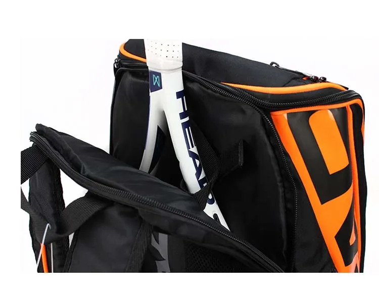 Hece3ddd1d74b4a9a9bbd785966a816c6K HEAD Tennis Backpack Outdoor Sport Bag Tennis Racket Bag Raqueta Tenis Backpack Original Tennis Backpack With Shoe Compartment