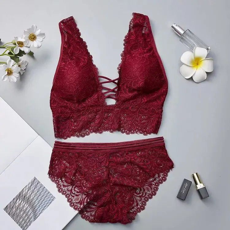 Новое поступление женский пуш-ап беспроводной кружевной бюстгальтер набор бюстгальтер Топ женский плюс размер бюстгальтер нижнее белье бюстгальтер набор нижнего белья