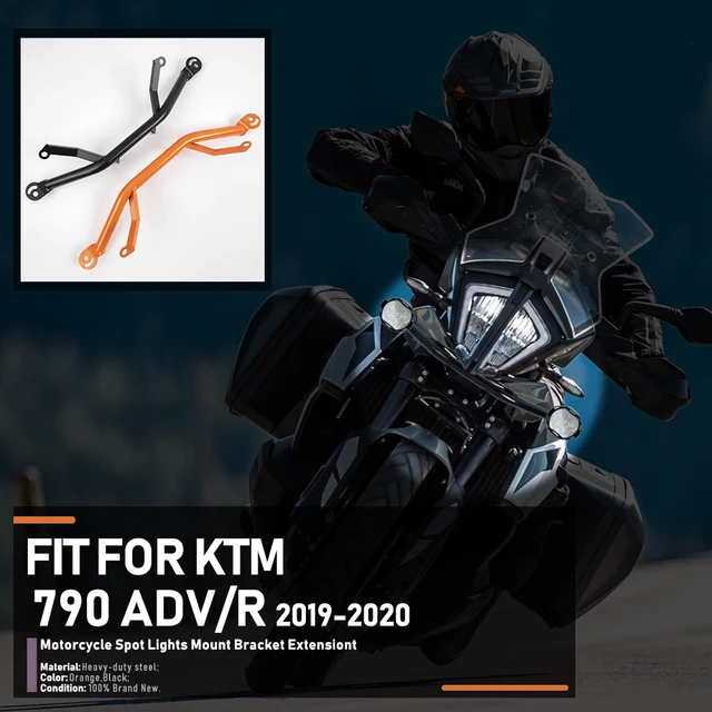 אופנוע קדמי פנס זרקור בר ערפל אות נהיגה אור הר סוגר משמר עבור KTM 790 הרפתקאות עו"ד R 2019 2020 חדש-2