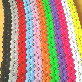 

Bicycle Chain Dead Fly Bicycle Color Chain Road Bike Bicycle Dead Fly Single Speed Chain Riding Supplies Accessories