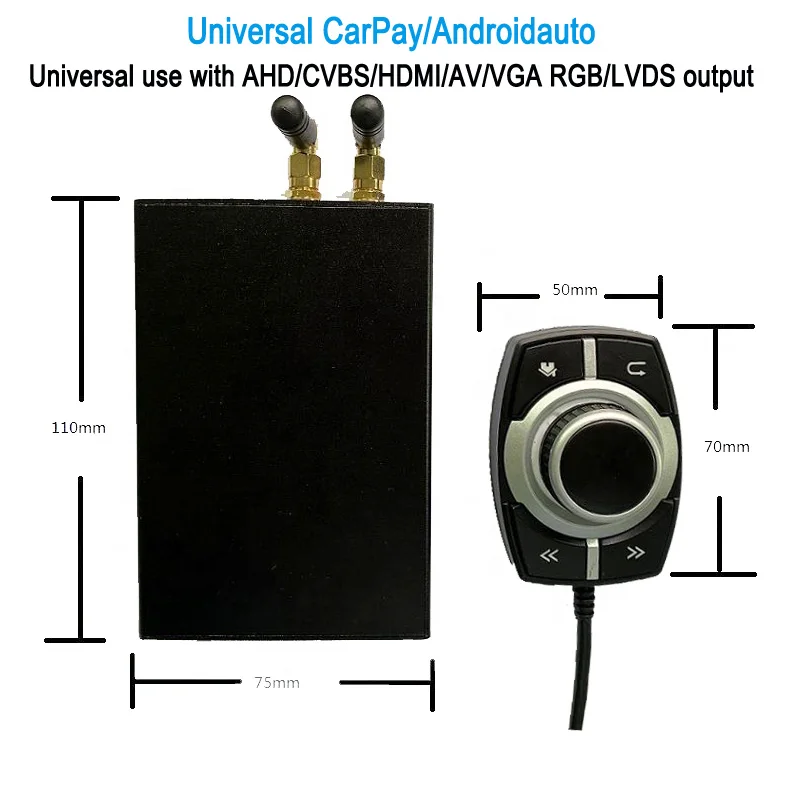 Universal Wireless Carplay Android Auto Module Box For Most of Cars Use ...