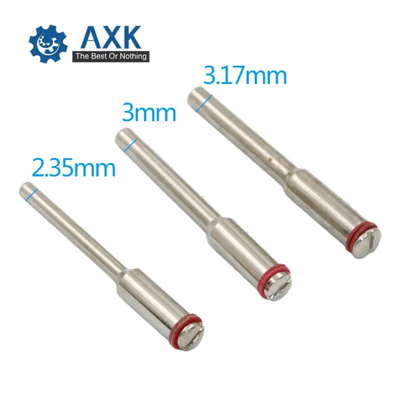 

10pcs/set 2.35/3/3.17mm Diamond Cutting Disc Mandrels Cutting Cut-off Wheel Holder Mandrel Rotary dremel accessories dremel man