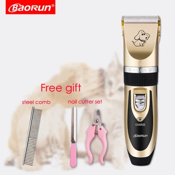 

Professional Pet Scissors Cat Grooming Trimmer Dog Hair Clippers Electric Shaver Haircut Shaving Machine W Nail Cutter Comb