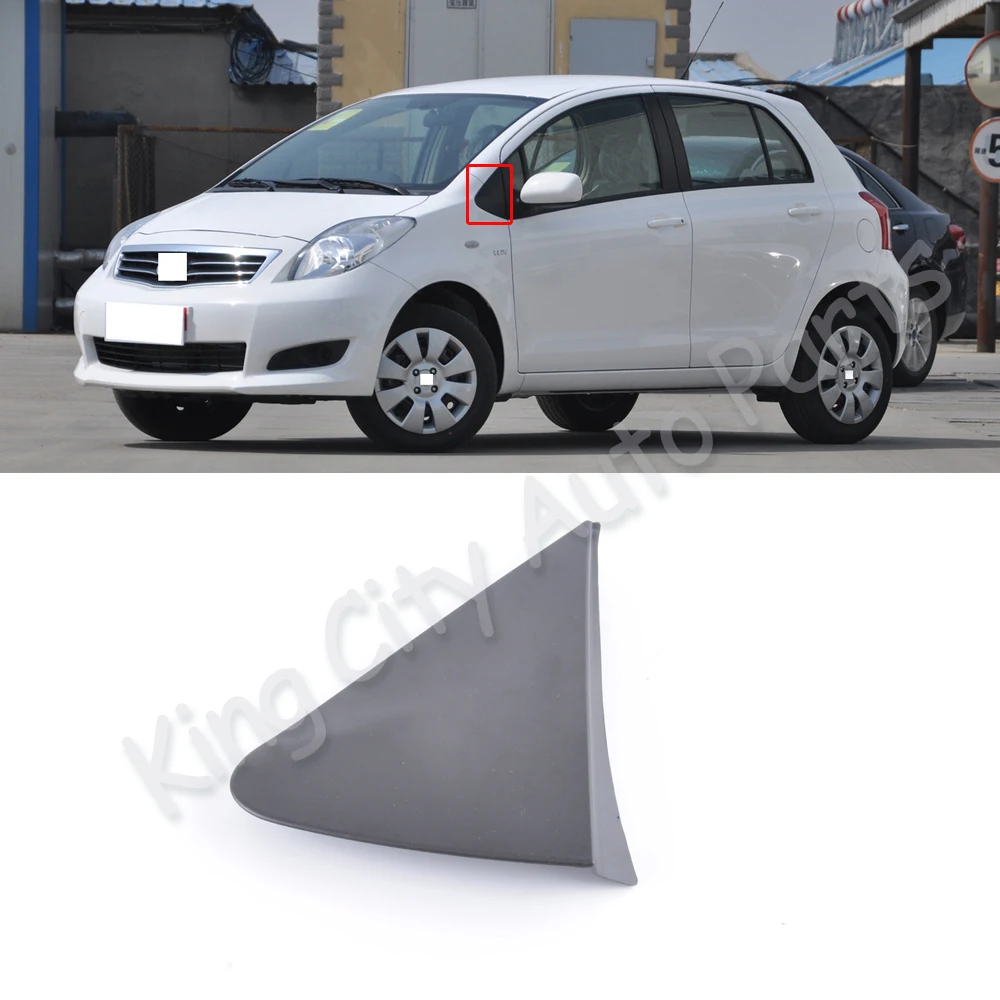 CAPQX для TOYOTA Yaris 2008-2012 Авто заднее стекло Треугольная пластина боковое зеркало Угловое треугольное окно гарнир крышка панель