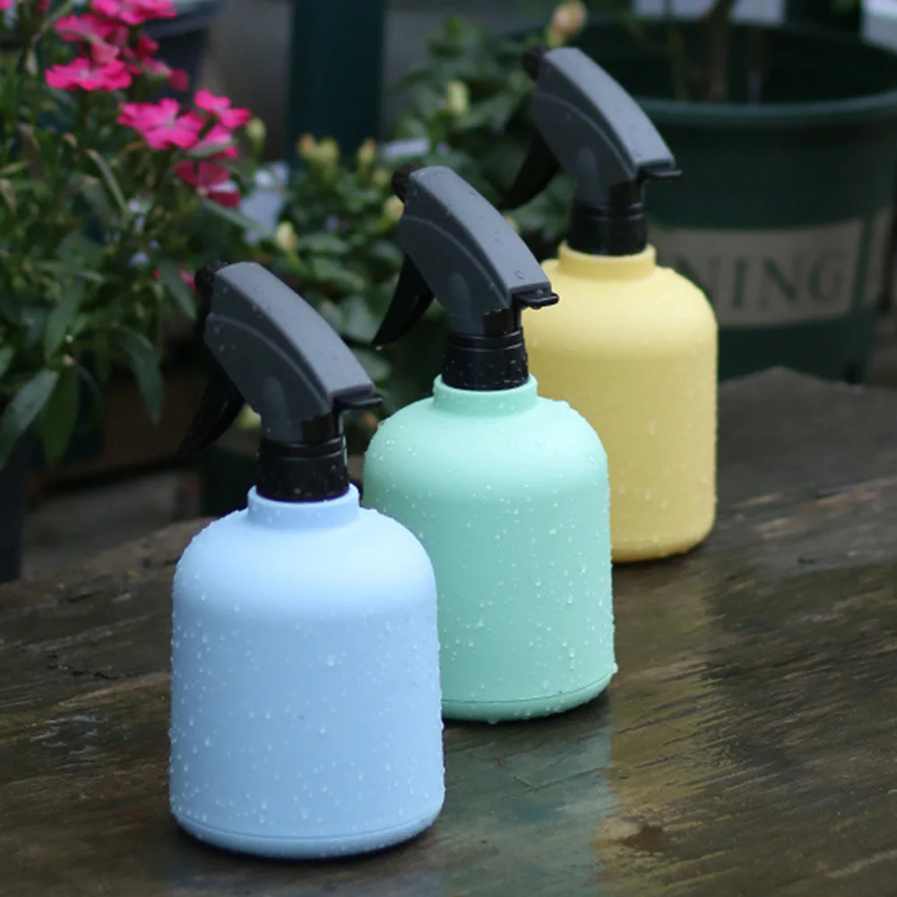 Bottle Mist Spray Plant Adjustable Nozzle Sprinkling Candy Color Durable Flower Watering Can Salon Hand Pressure Portable Garden