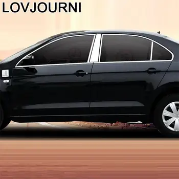 

Car Window Exterior Modified Chromium Automobile Mouldings Modification Parts 13 14 15 16 17 18 19 FOR Volkswagen Santana