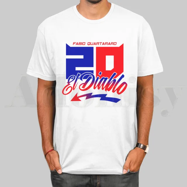 FABIO QUARTARARO LOGO French Movistar T Shirts Fashion Men and Women T-shirt Short Sleeve Unisex Tshirt Streetwear G