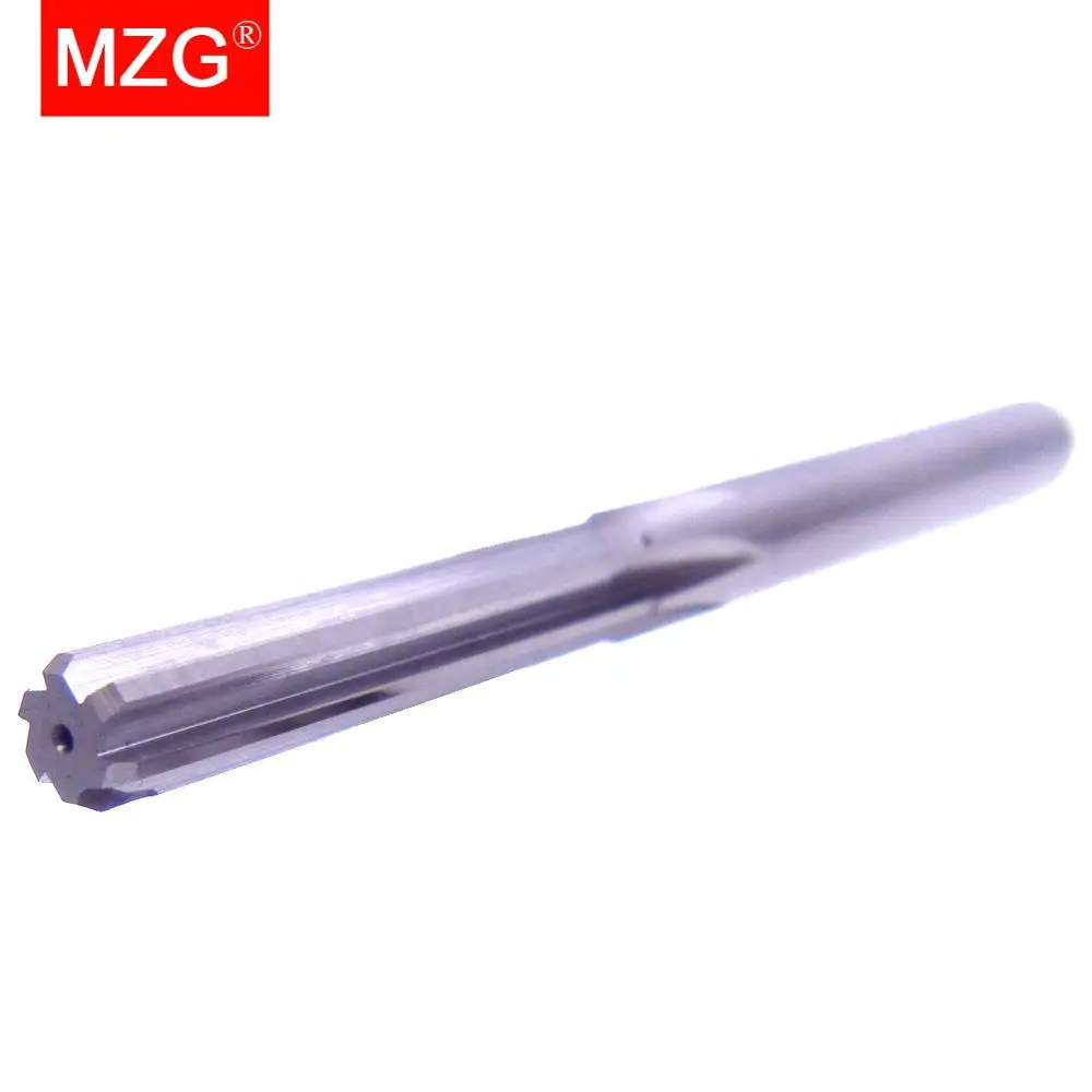 MZG  1PCS HRC55 6 Flute 4 5  6 8 12 mm Straight Flute CNC Lathe Machining Carbide Milling Tungsten Steel Milling Cutter Reamer 4