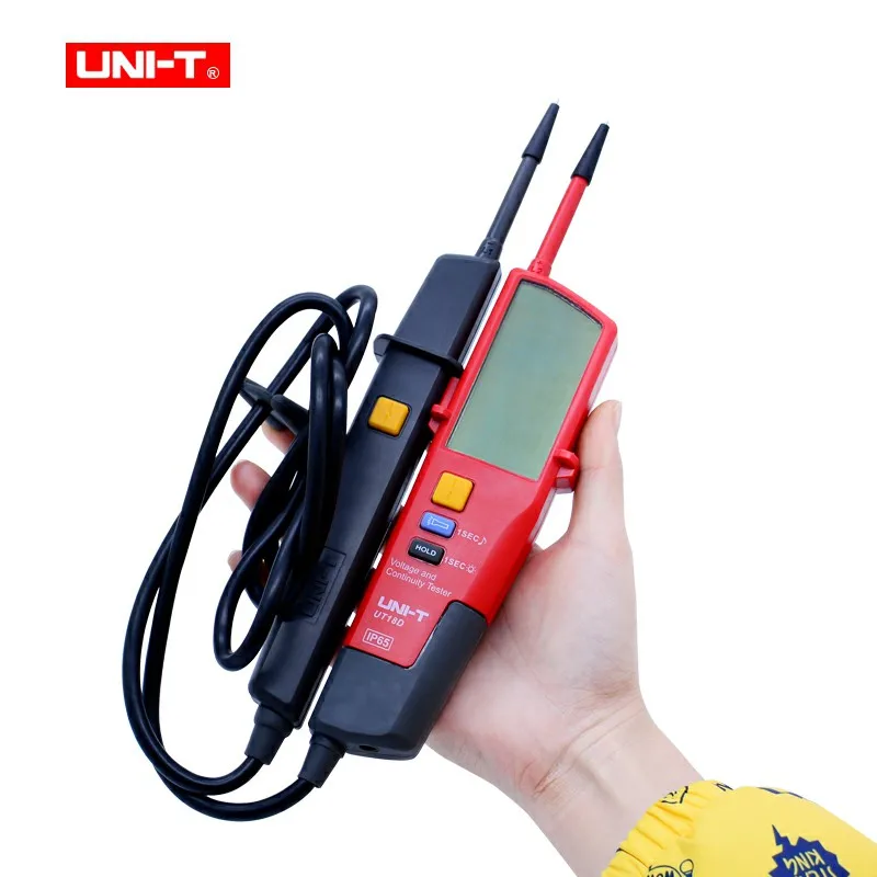 UNI-T UT18D Voltage And Continuity Testers Auto Range Volt Detectors Pen LED/LCD 