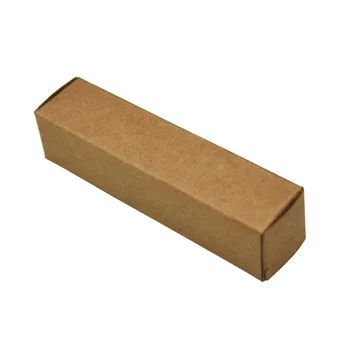 

Brown Kraft Paper Lipstick Package Box Party Decor Gifts Paperboard Packing Box Handmade Gift Carton Paper Boxes 50pcs/lot