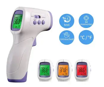 

Non Contact Forehead Thermometer Infrared Thermometer Body Temperature Fever Digital Measure Tool for Baby Adult