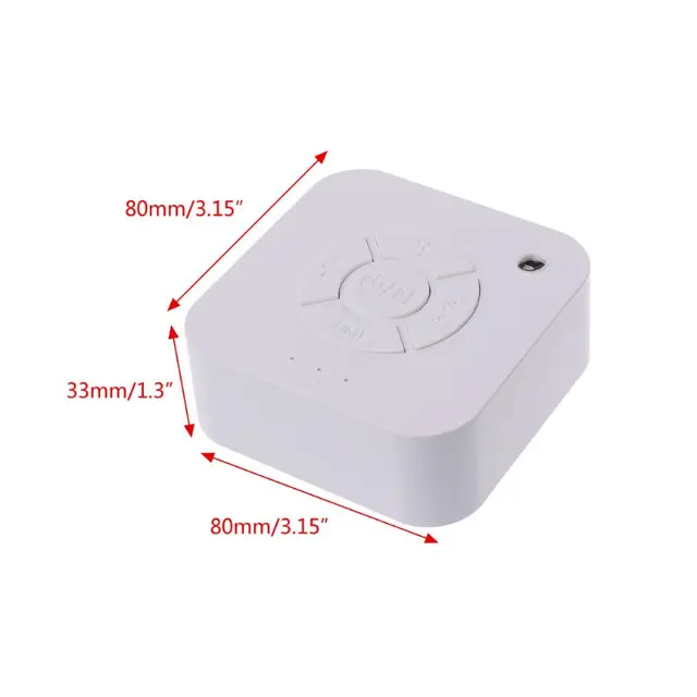 White Noise Machine USB Rechargeable Timed Shutdown Sleep Sound Machine For Sleeping & Relaxation For Baby Adult Office Travel 2