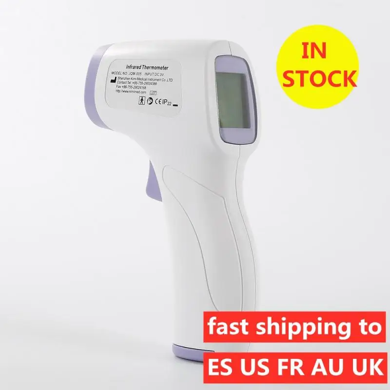 

Electric Thermometer Forehead Medical No Touch Non-Contact Body Fever Head Ear Digital IR Infrared Thermometer DROPSHIPPING