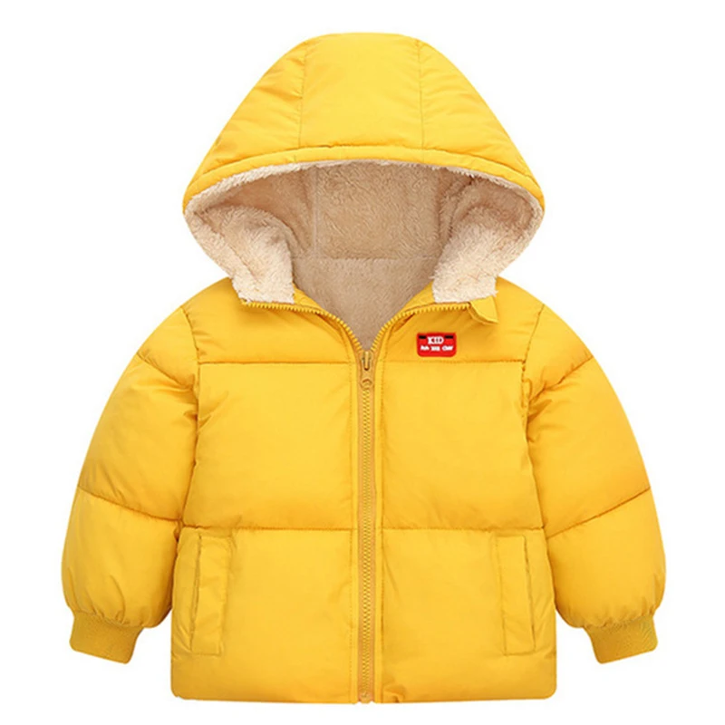 Kids Jackets Fashion Winter Spring 2 4 6Yrs Children Boys Girls Thick Plus Velvet