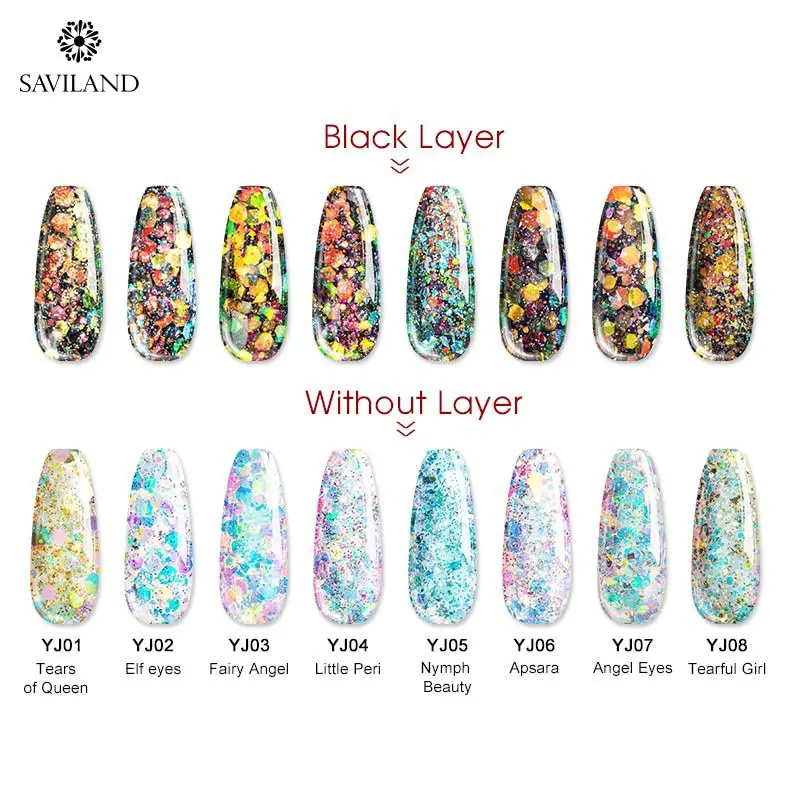 SAVILAND Bubble Nails Золотой зеркальный порошок «Волшебное зеркало» блеск ногтей блестит Алмазные блестки хром для DIY ногтей инструменты для ногтей красоты