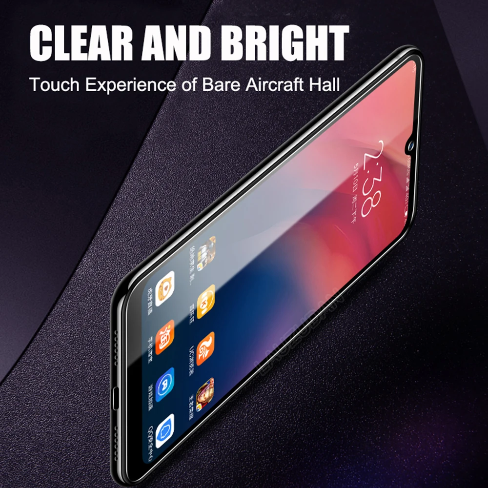 9D Protective Glass For Xiaomi Redmi 7 7A 8 8A K20 K20 Pro K30 Redmi Note 7 8 Pro 8T Screen Protector Tempered Glass Film