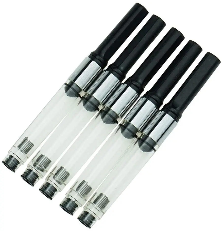 LT Hongdian Fountain Pen Ink Converter Pack of 5 Bore Diameter 3.4mm