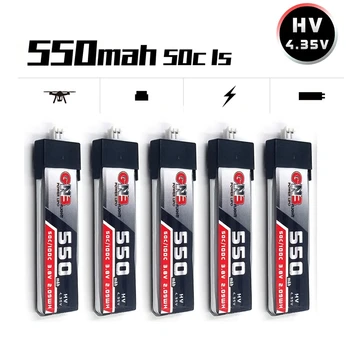 

5Pcs Max 60c 4.35V 550mAh 30C 4.35V Lipo Battery For Snapper6/7/8/Mobula7/UR65/US65/UK65/Betafpv65/75 RC FPV Racing Spare Parts