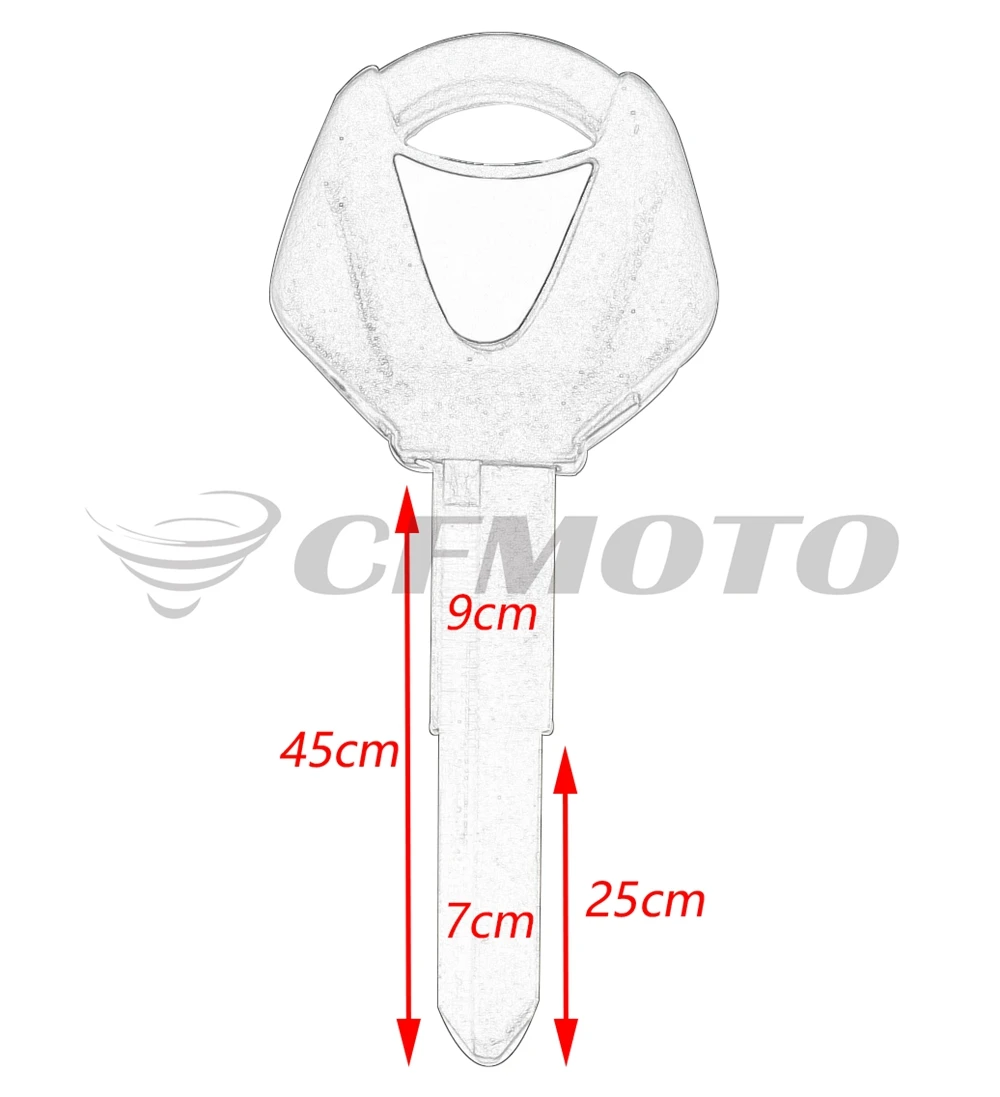 Мотоцикл нерезанное лезвие правый слот ключ embryo для Yamaha YZF FJR 1300 XJR 1300 MT-07 MT-09 XJ6 TMax FZ8 FZ6 R1 R3 R6 MT 07 09