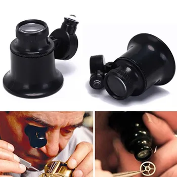 

1pcs LED Light 20x Eye Loupe Magnifier Watchmakers Watch Repair Tool Monocular Glass Magnifier Watch Jewelry Repair Making Tools