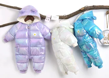 

Winter Baby Hooded Romper Newborn Baby Climbing Suit Kids Jumpsuit Zipper Heart Outwear Toddler Infant For Boy Girl