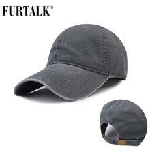 FURTALK винтажная бейсбольная кепка для женщин и мужчин хлопковая с