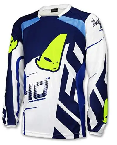 Белый Спортивная одежда для мотокросса bmx racing jersey Горные dh de manga corta ropa de ciclismo siete mx verano mtb cam - Цвет: Белый