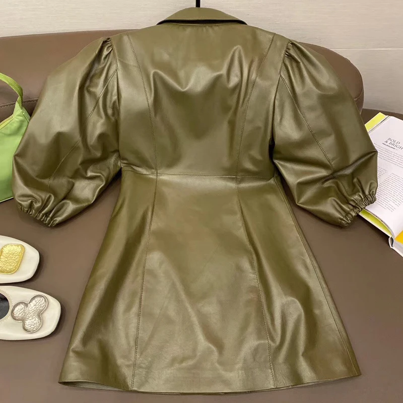 Бренд Grand, байкерская куртка из овчины для женщин, Куртки из натуральной кожи, Осень-зима, женская верхняя одежда, куртка, базовое пальто