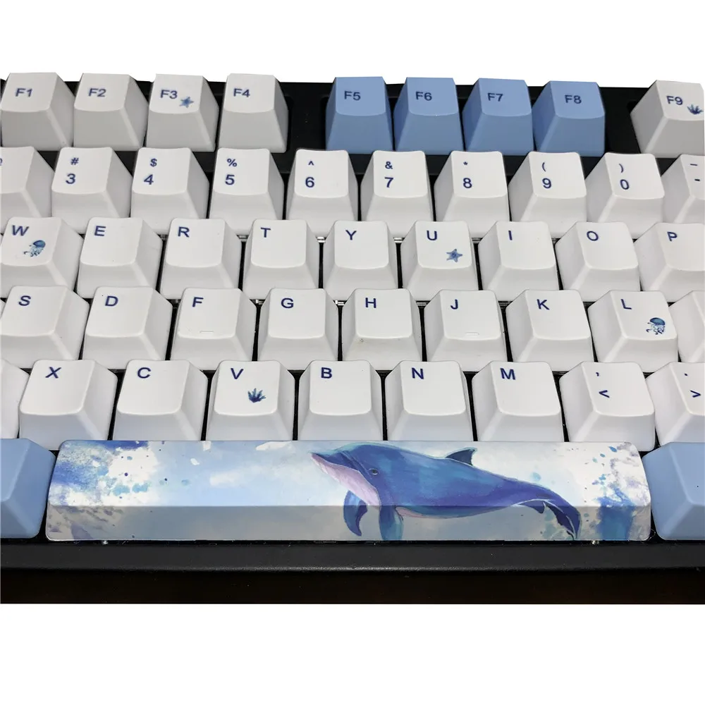 КИТ OEM PBT Keycaps полный набор механическая клавиатура Keycaps PBT краситель-сублимация Keycap GK61