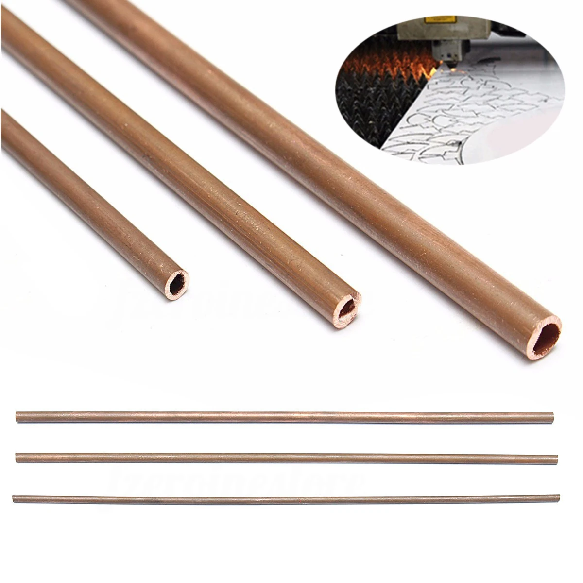 High Quality Copper Tube Plumbing Pipe/Tube DIY Rod 3mm - 5mm Inner Diameter 300mm Length