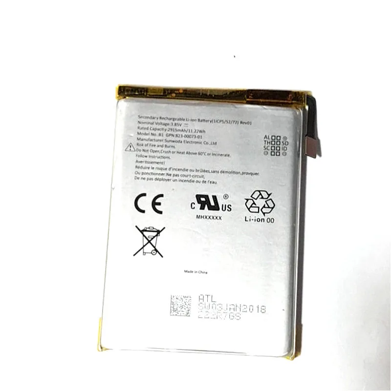 

Westrock 823-00073-01 Battery For GOOGLE G013A, G013B, Pixel 3 CELL PHONE