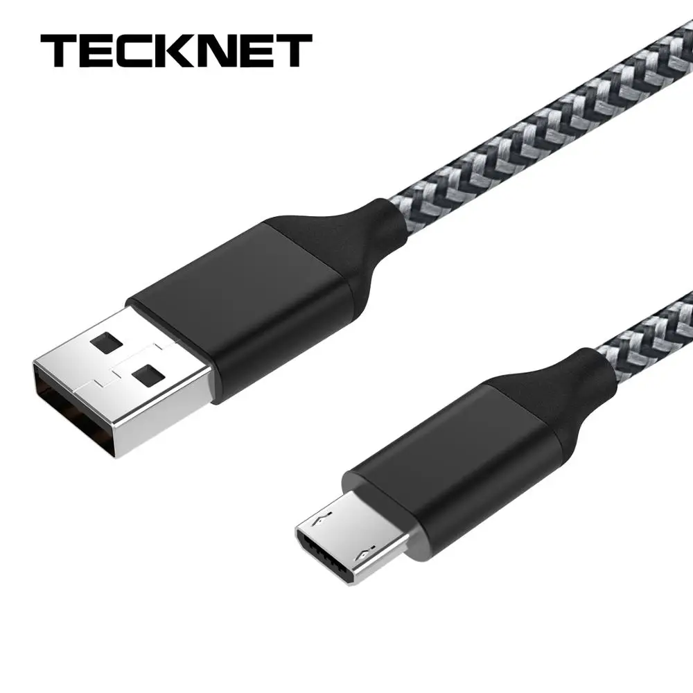 Кабель Micro USB TECKNET 2 А кабель для быстрой зарядки и передачи данных Samsung Xiaomi