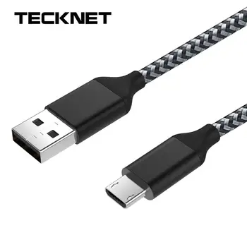 

TECKNET Micro USB Cable 2A Fast Charge USB Data Cable for Samsung Xiaomi Tablet Android USB Charging Cord Microusb Charger Cable