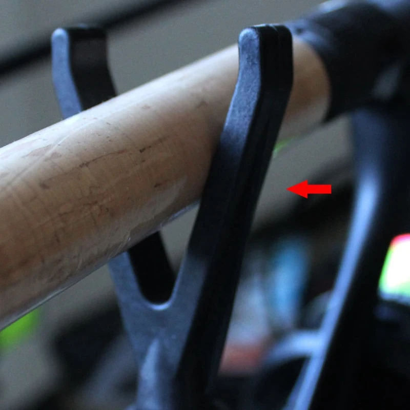 U-образный пластиковый держатель для удочки, держатель для удочки, кронштейн для удочки, захватывающая головка, нескользящая удочка, подставка для удочки, Аксессуары для рыбалки hs