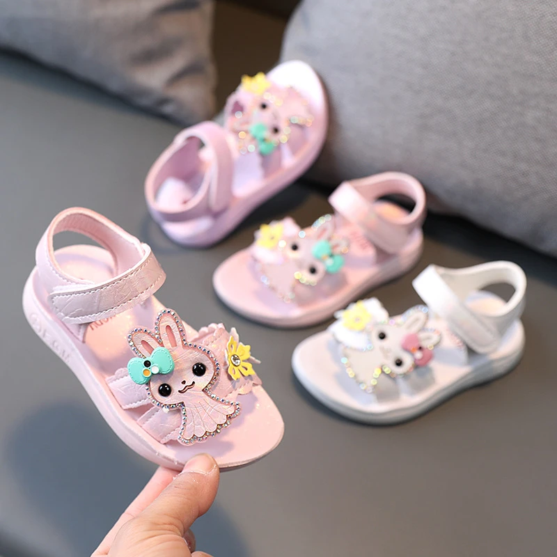 Sandalias para niña de 1 a 6 años, zapatos para pequeña, sandalias de suela suave, zapatos princesa para niña 2023|Sandalias| - AliExpress