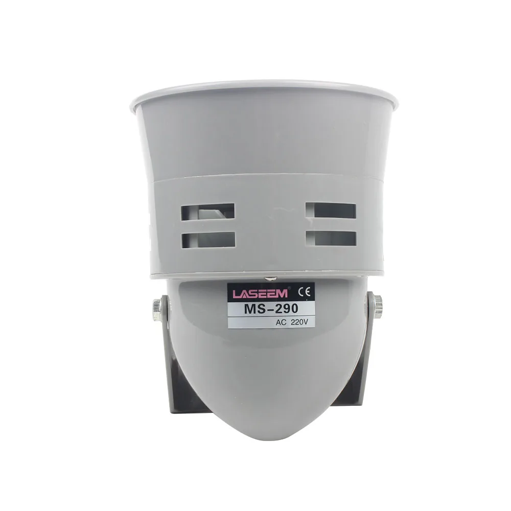 12VDC 24VDC 220VAC 110VAC красный Мини Пластик моторная Сирена Промышленные Звуковая сигнализация электрической защиты от кражи MS-290