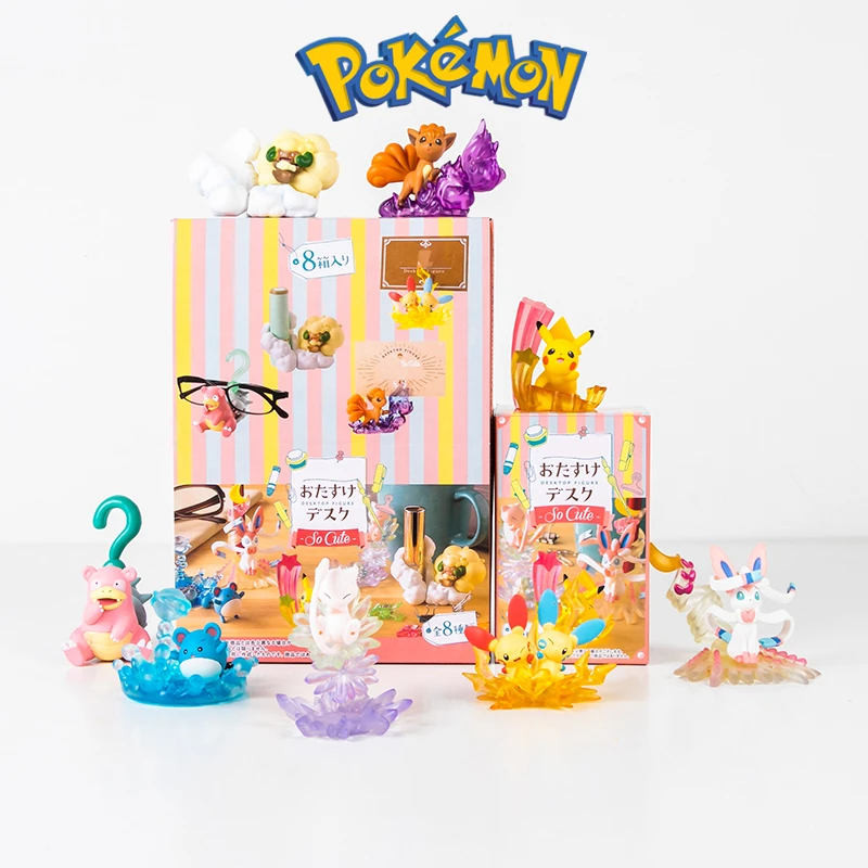 Покемон глухая коробка Пикачу модные модели игрушки Иви сaнтoй 8 видов стилей