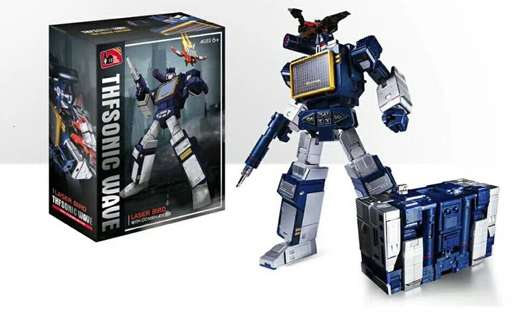 Игрушечный дом фабрика THF01J трансформационная игрушка Soundwave Walkman фигурки из фильма модель ABS сплав 25 см ко деформация автомобиля Робот
