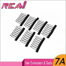 10-40 шт./лот, черный цвет, ткань, парик, расчески, заколки для парика, полный парик, аксессуары для париков