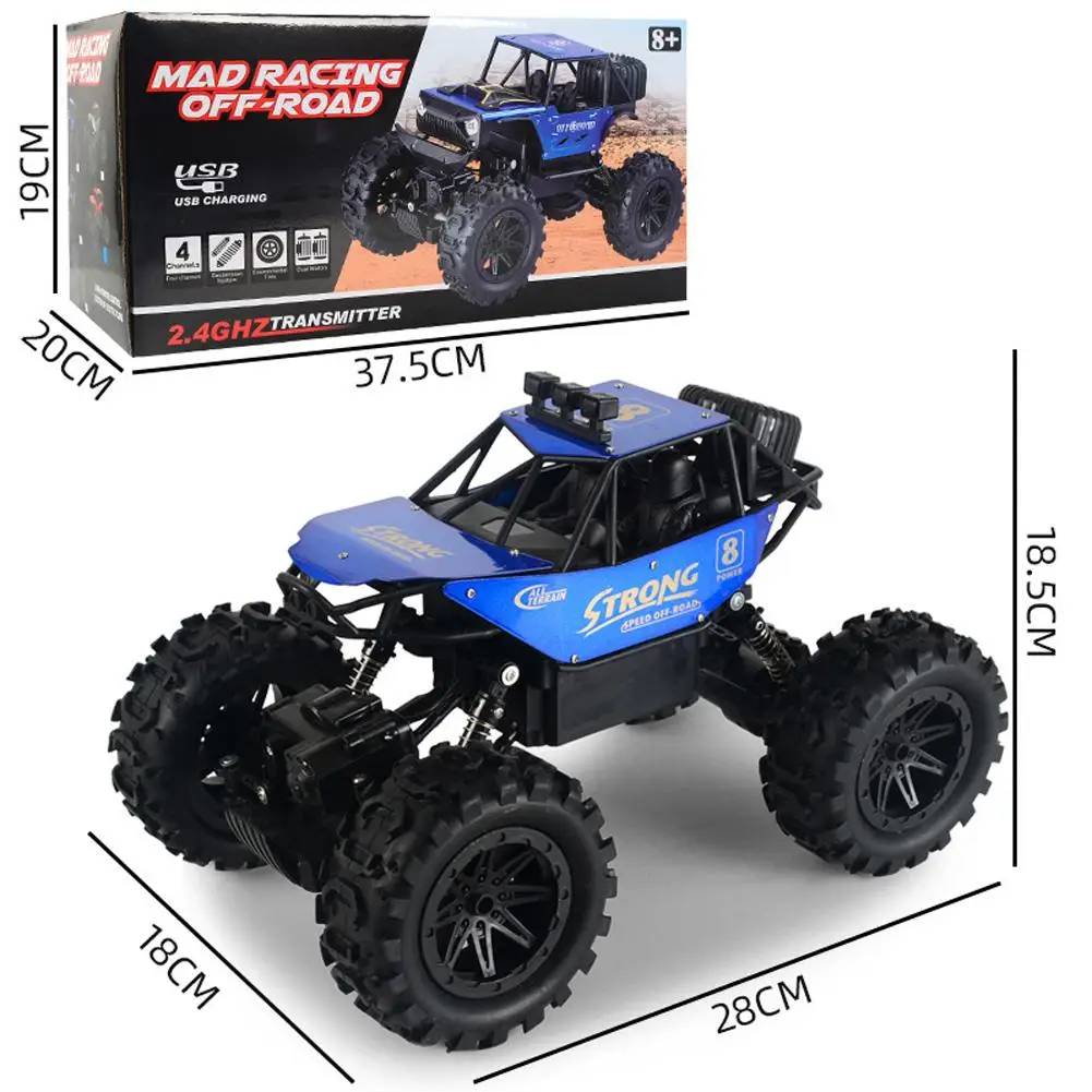 Kuulee Quattro Rock Crawler 1:14 Monster Trucks зарядка пульт дистанционного управления детская игрушка модель автомобиля