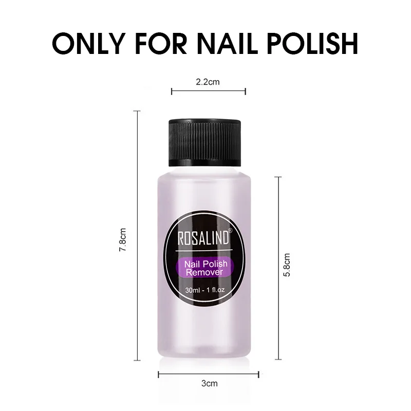 

ROSALIND Remover Only For Nail Polish Remover Lint-Free Wipes Nail Clip Degreaser Art Tool For Manicure Nail Cleaner